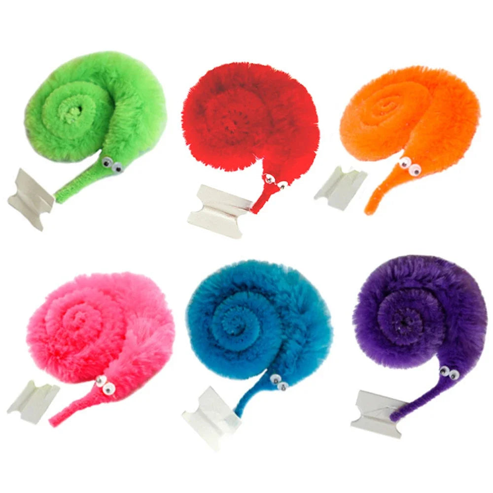 6Pc Cool Stuff Fuzzy Worm Magic Toys Wizard Strange Child Magic Tricks for Kids Games Worm on a String Funny Tricks for Children